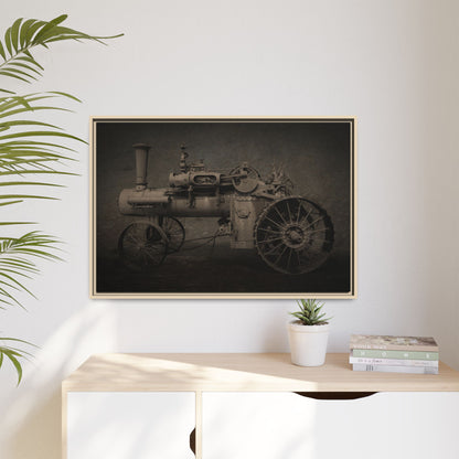 Vintage CASE 65 HP Tractor Photo Wall Art on Canvas
