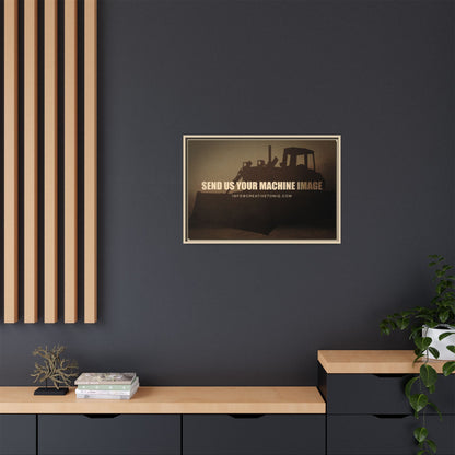 Personalized Machine Art | Framed Photo Wall Art on Canvas