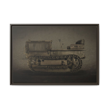 Vintage Crawler 10 'TEN' Tractor | Photo Wall Art on Framed Canvas