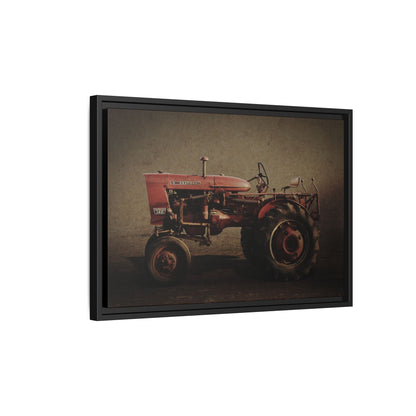 Vintage Farmall Model 140 Tractor | Framed Wall Art on Stretched Canvas