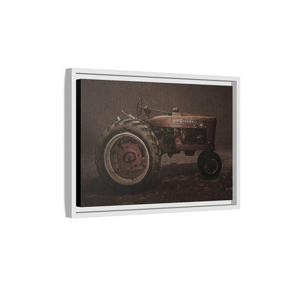 Vintage Farmall M Tractor | Framed Wall Art on Stretched Canvas