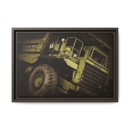 Classic Euclid Hauler Action | Framed Wall Art on Stretched Canvas