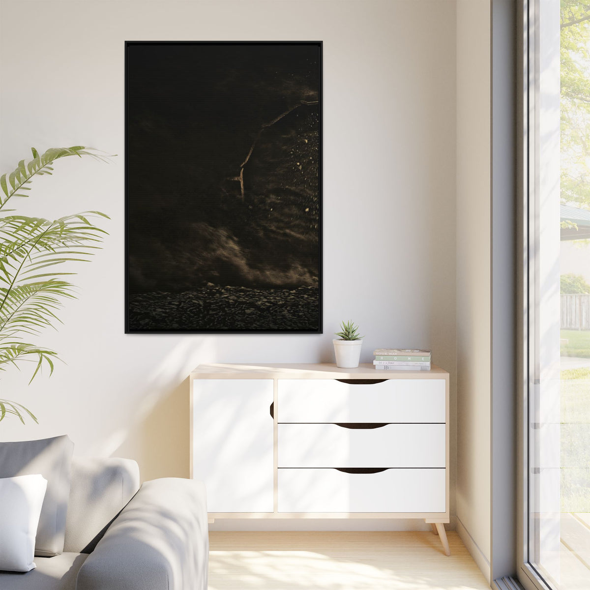 Dramatic Undercarriage | FRAMED | Left Panel
