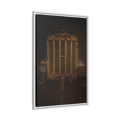 Classic Crawler Grill Comming At You | Framed Wall Art on Stretched Canvas
