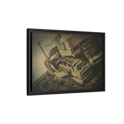 D7E Pushing Incline  | Photo Art on Framed Canvas