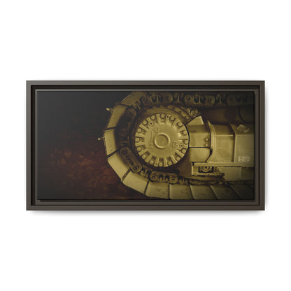 Dramatic Dozer Tracks | Photo Wall Art on Canvas