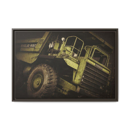 Classic Euclid Hauler Action | Framed Wall Art on Stretched Canvas