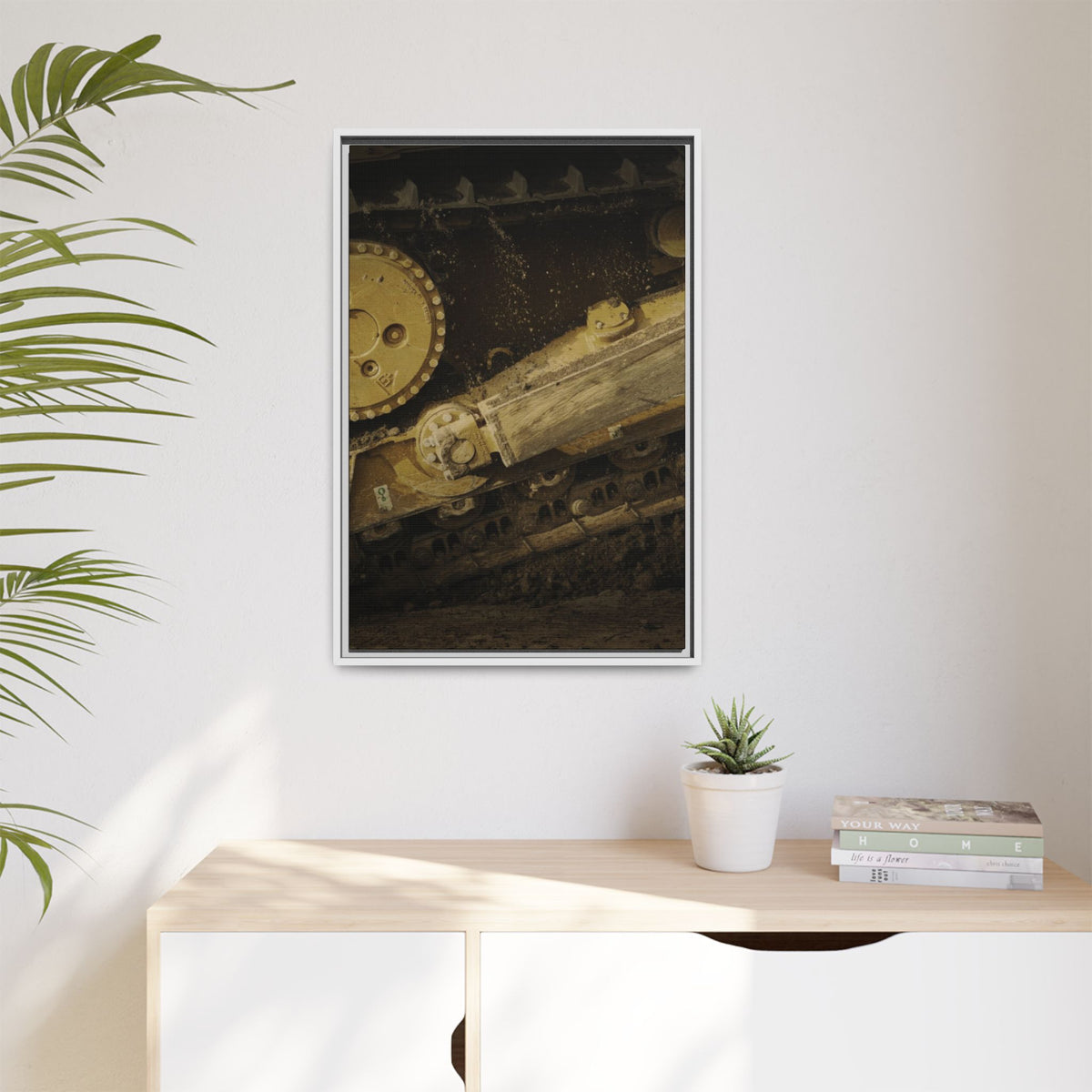 D6 Undercarriage Closeup Triptych| Framed | Right Panel