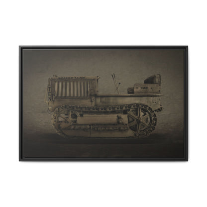 Vintage Crawler 10 'TEN' Tractor | Photo Wall Art on Framed Canvas