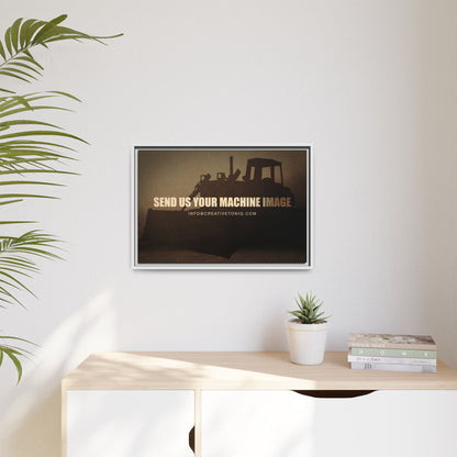 Personalized Machine Art | Framed Photo Wall Art on Canvas