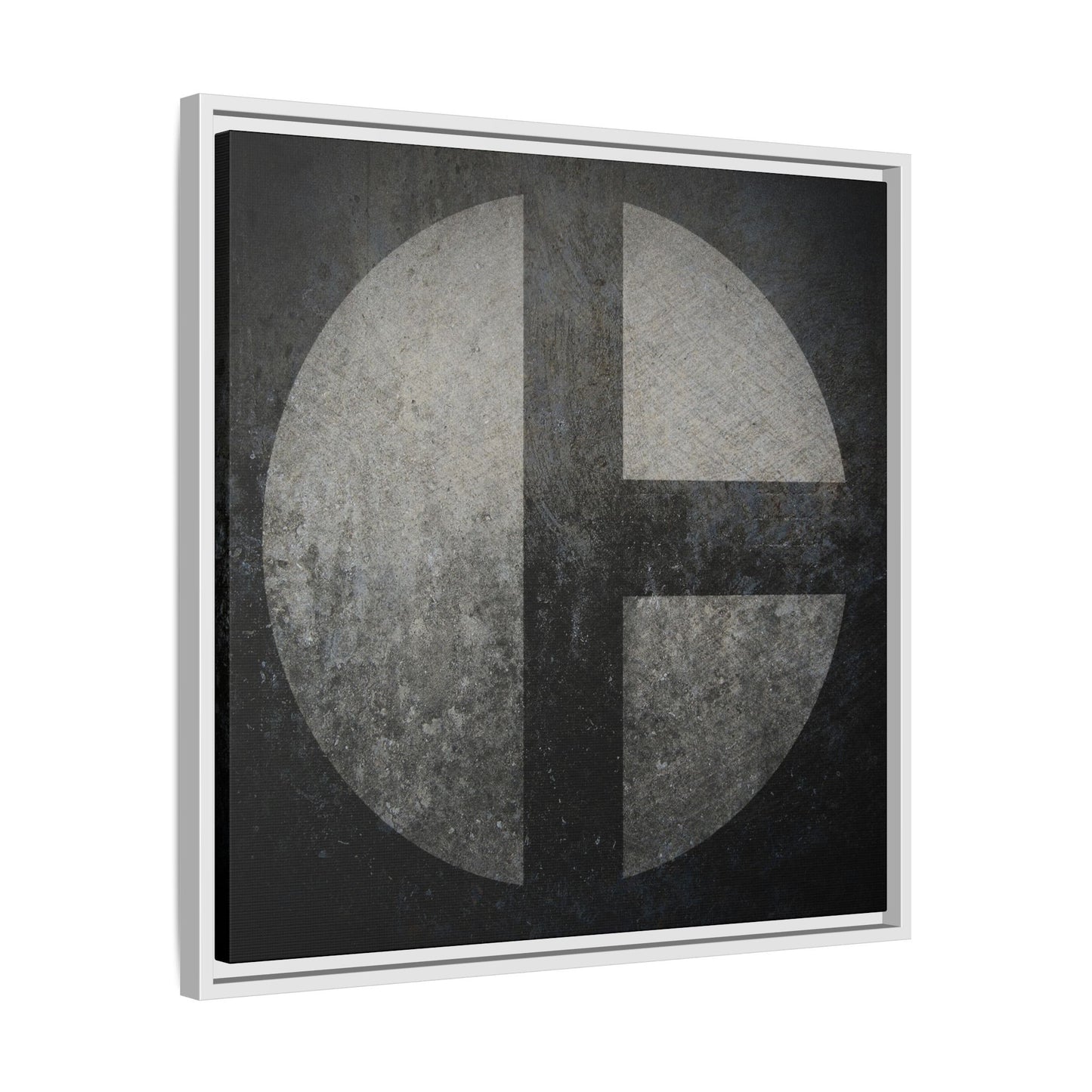 C Moon  | Framed Wall Art on Stretched Canvas