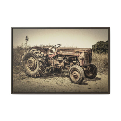 Vintage Massey Ferguson MF 35 - Framed Wall Art on Canvas