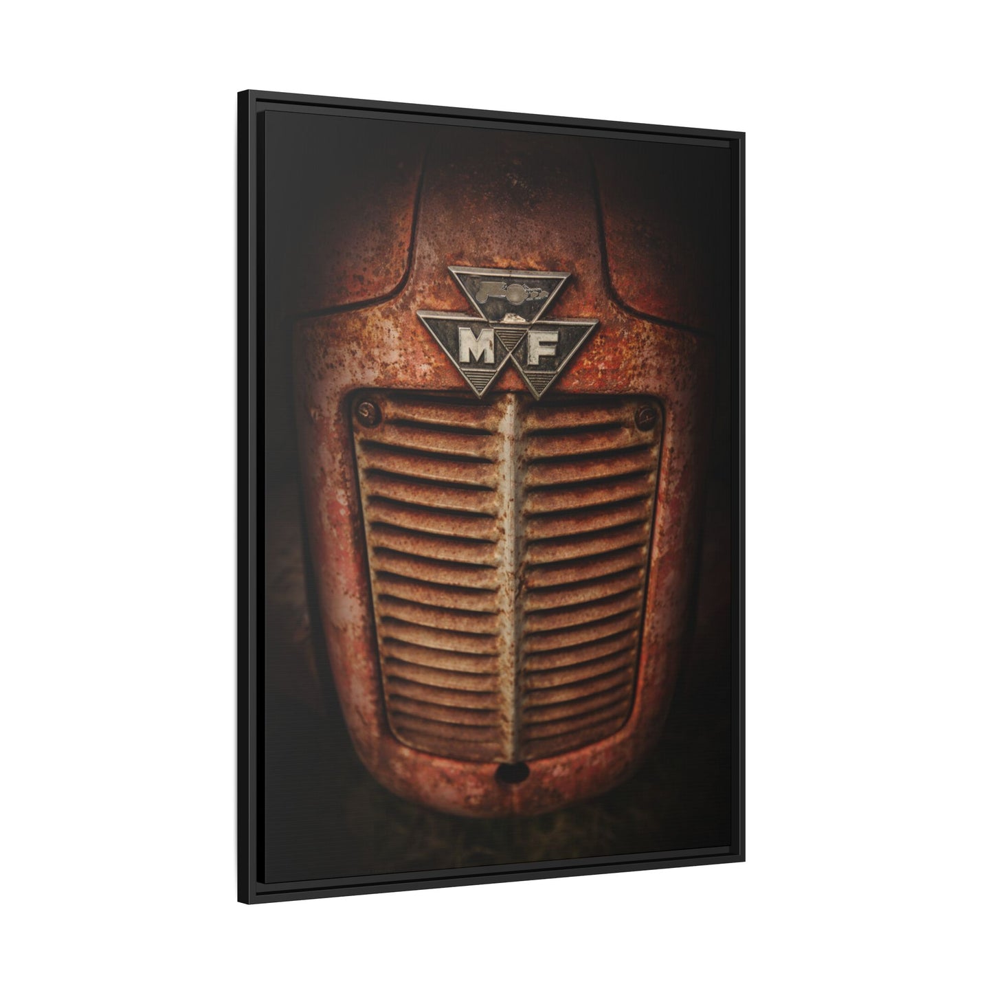 Vintage Rusty Massey Grill on Canvas