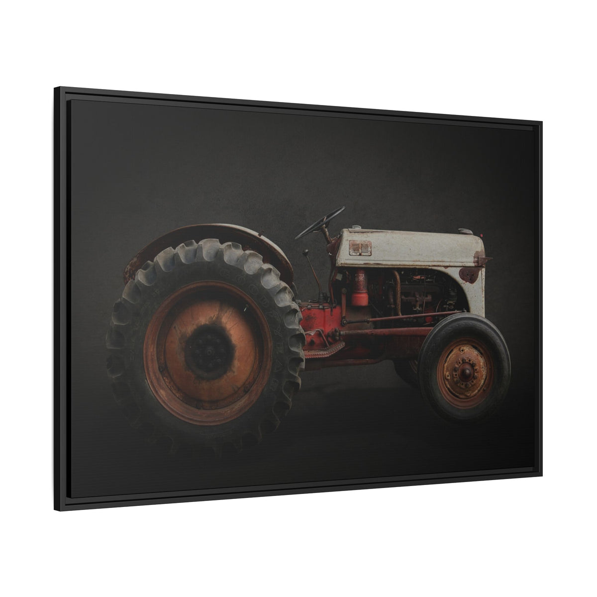 Vintage Ford 8N Tractor Photo Wall Art on Canvas