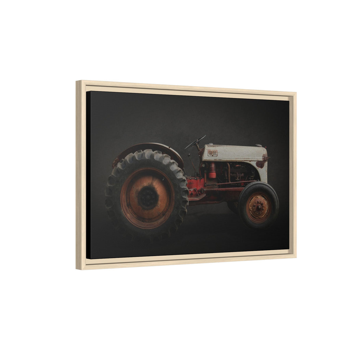 Vintage Ford 8N Tractor Photo Wall Art on Canvas
