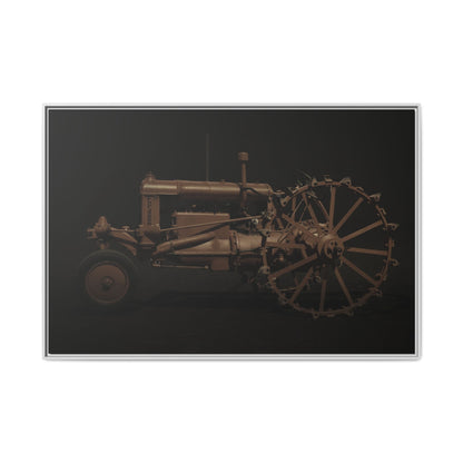 Vintage Ford Fordson Steel Wheel Photo Wall Art on Framed Canvas