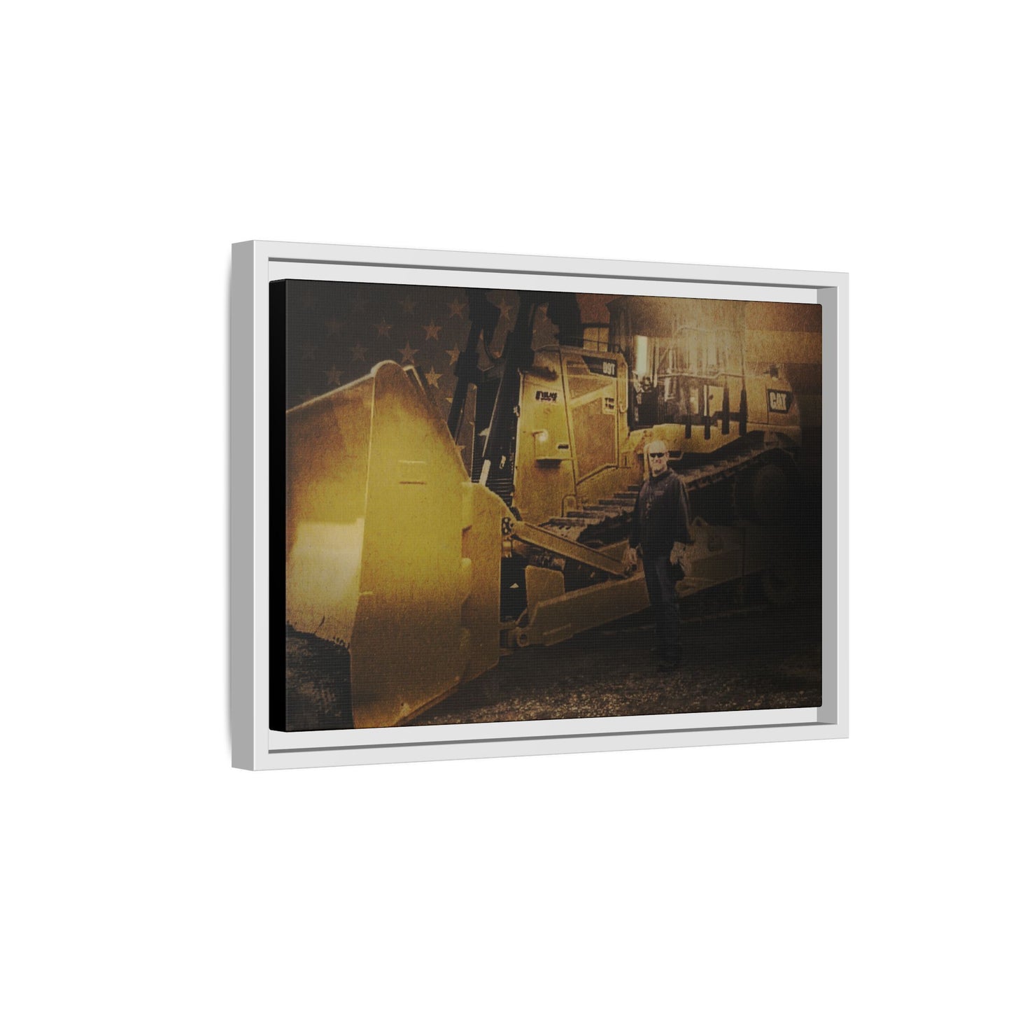 Personalized - Shane Todd - D9T Dozer | Photo Wall Art on Framed Canvas