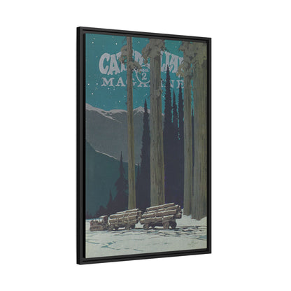 Big Yellow Magazine Issue 2 - Vintage Wall Art on Framed Canvas