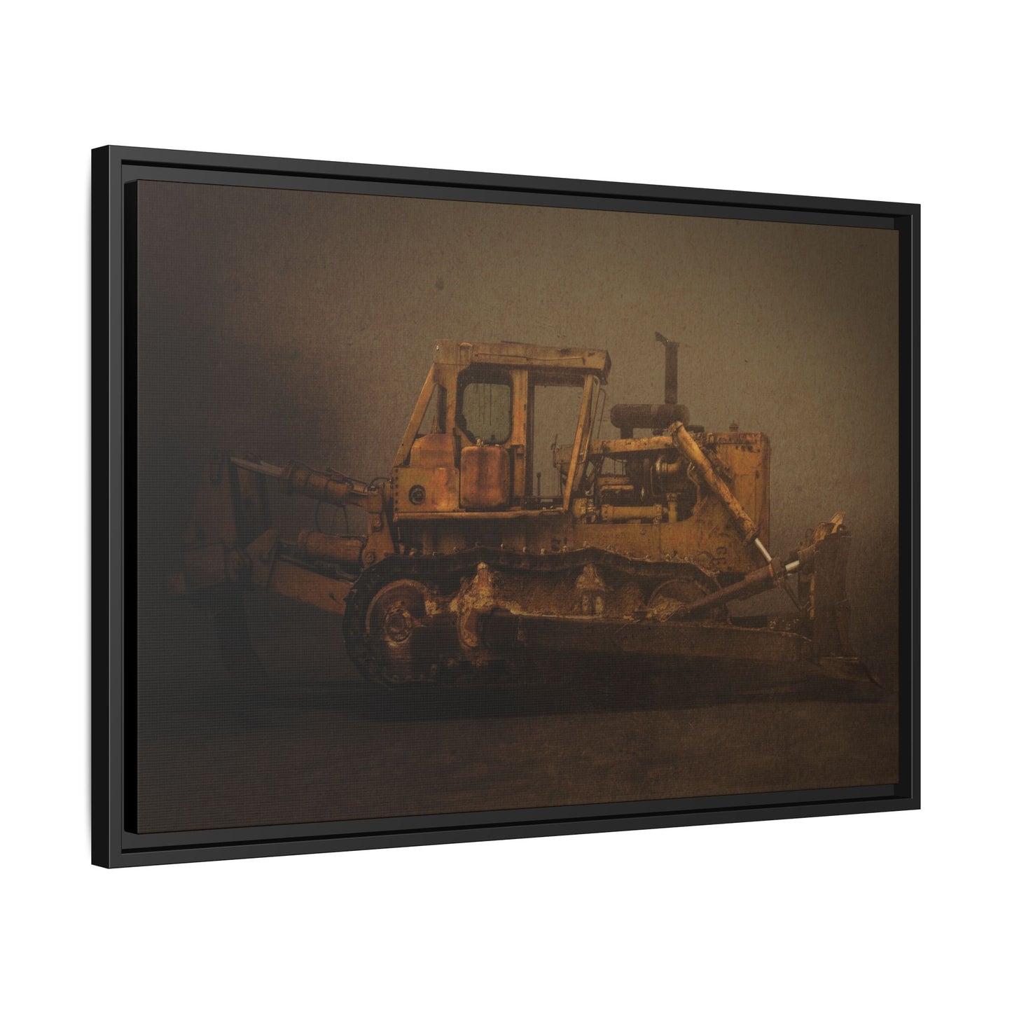 Classic D8 Dozer | Framed Wall Art on Stretched Canvas