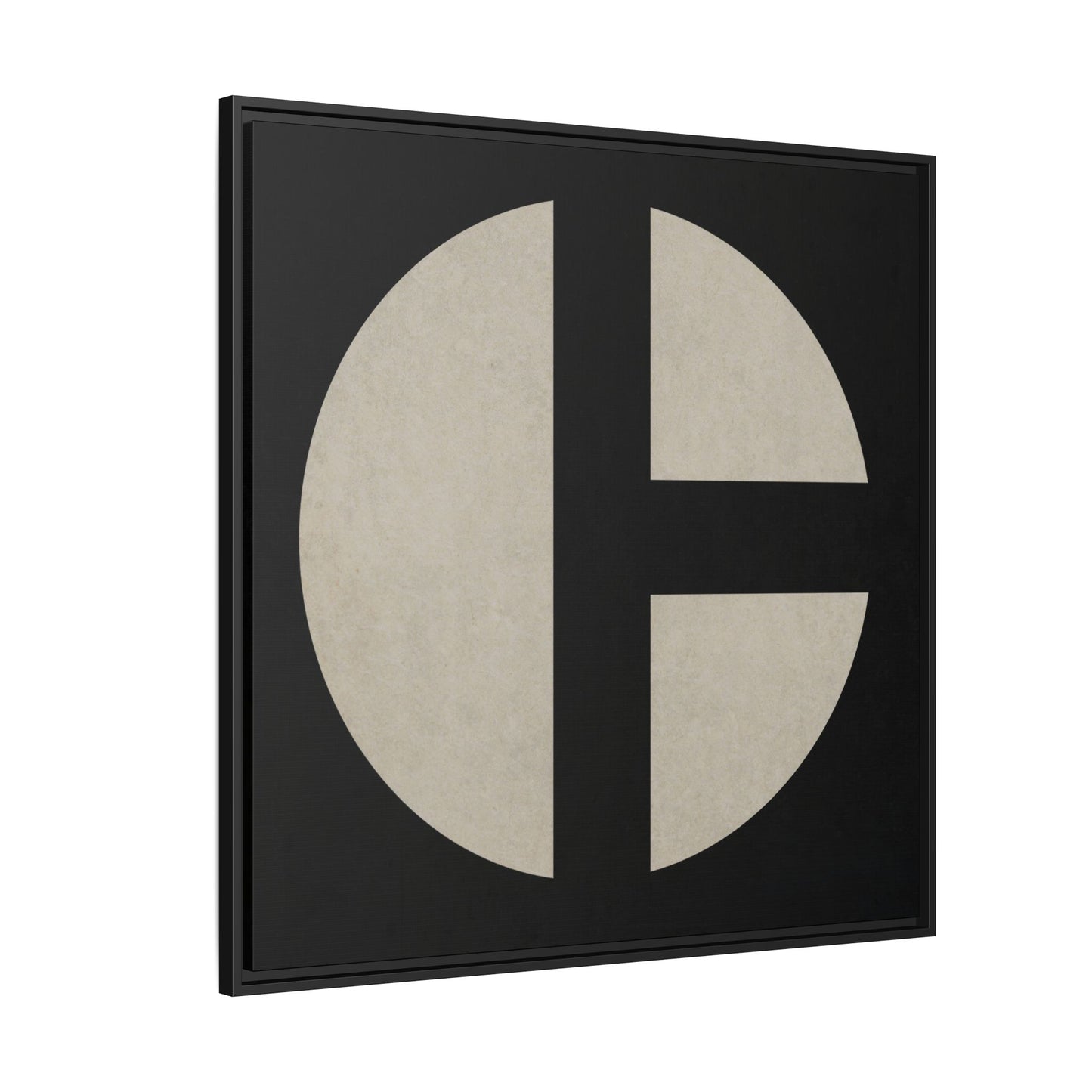 C Moon - CLEAN  | Framed Wall Art on Stretched Canvas