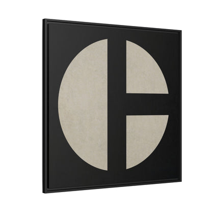 C Moon - CLEAN  | Framed Wall Art on Stretched Canvas