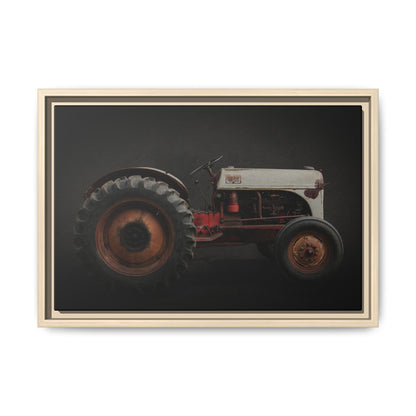 Vintage Ford 8N Tractor Photo Wall Art on Canvas