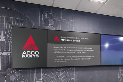 Policy Panel - SEG - Horizontal Band - Dark Gray - AGCO Branded