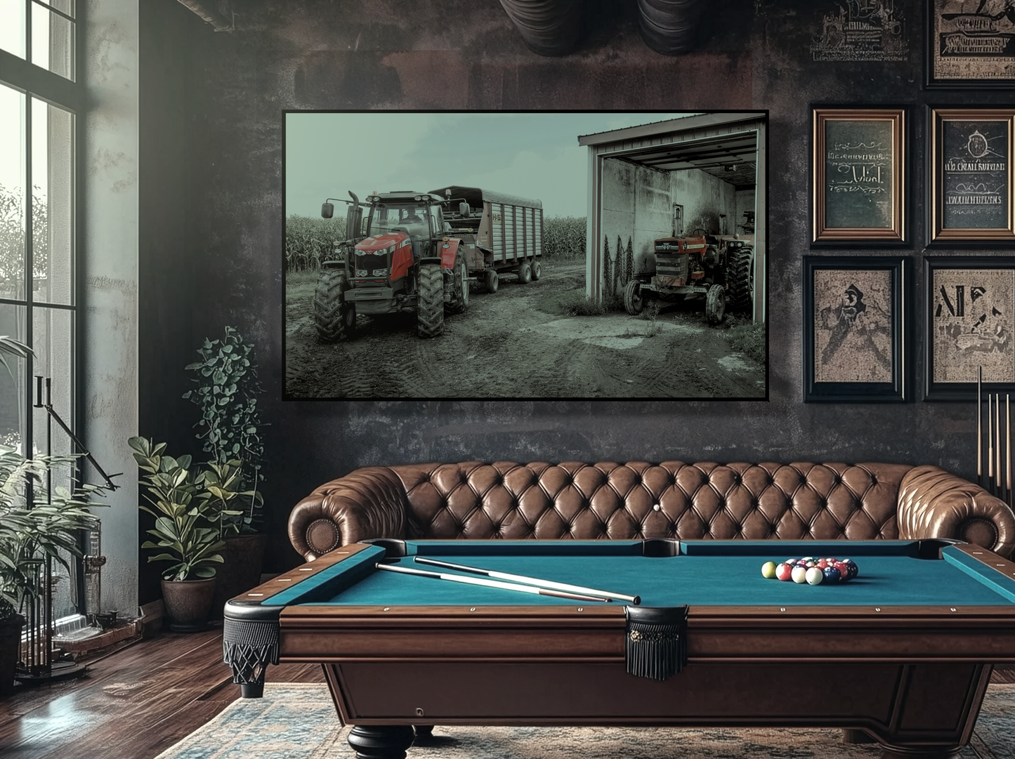 Massey Ferguson Legacy Photo Wall Art on Framed Canvas