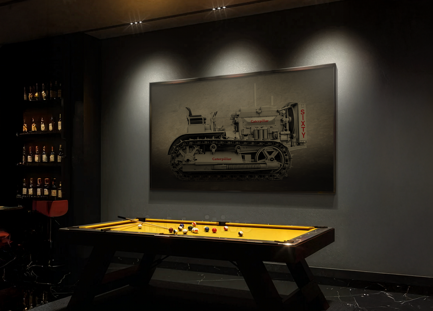 Legacy 60 'Sixty' Crawler | Graphic Wall Art on Framed Canvas