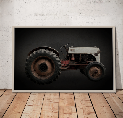 Vintage Ford 8N Tractor Photo Wall Art on Canvas