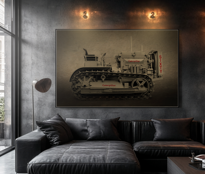 Legacy 60 'Sixty' Crawler | Graphic Wall Art on Framed Canvas