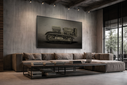 Vintage 60 'Diesel' Crawler | Framed Photo Wall Art on Canvas