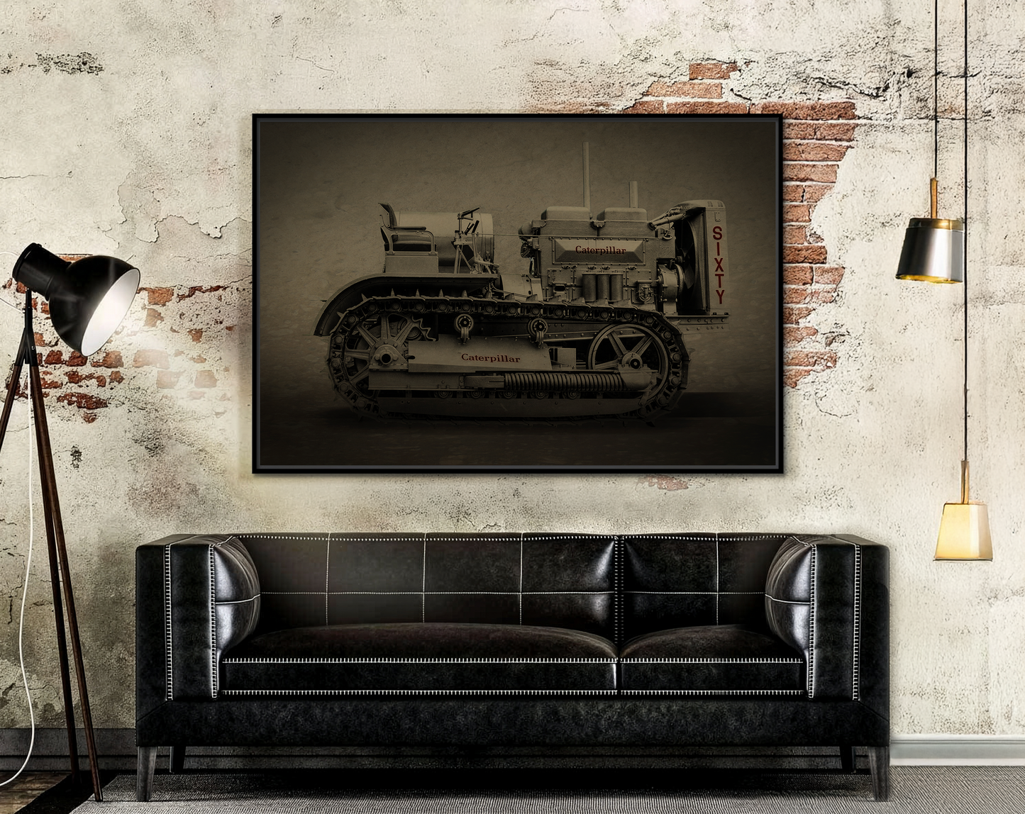 Legacy 60 'Sixty' Crawler | Graphic Wall Art on Framed Canvas