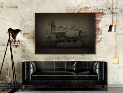 Vintage Military  D7 Diesel Ten | Photo Wall Art on Canvas