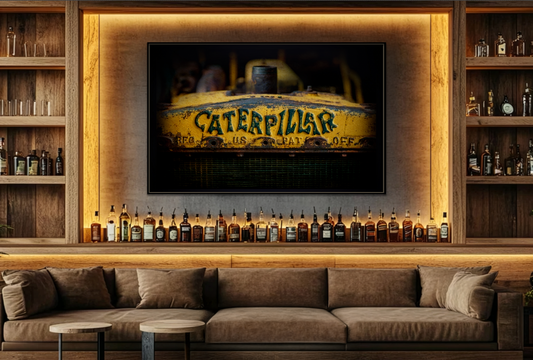 Vintage Crawler Grill | Framed | Wall Art on Stretched Canvas