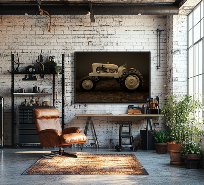 Vintage Allis Chalmers WC | Framed Wall Art on Stretched Canvas