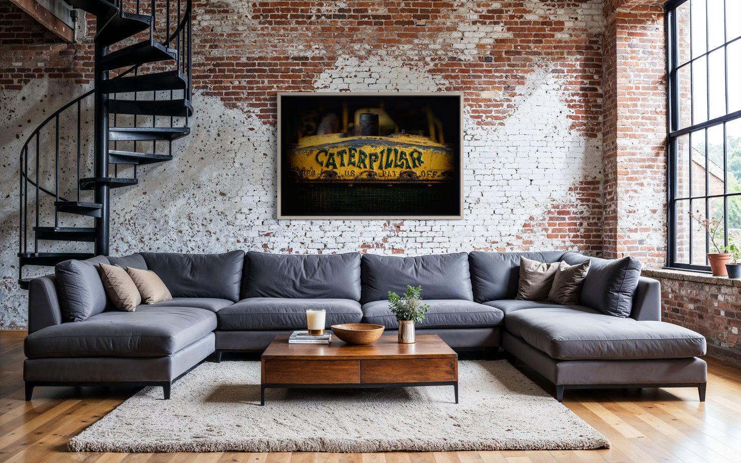 Vintage  Crawler Grill | Framed Wall Art on Stretched Canvas