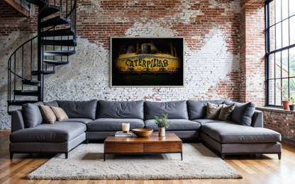 Vintage  Crawler Grill | Framed Wall Art on Stretched Canvas