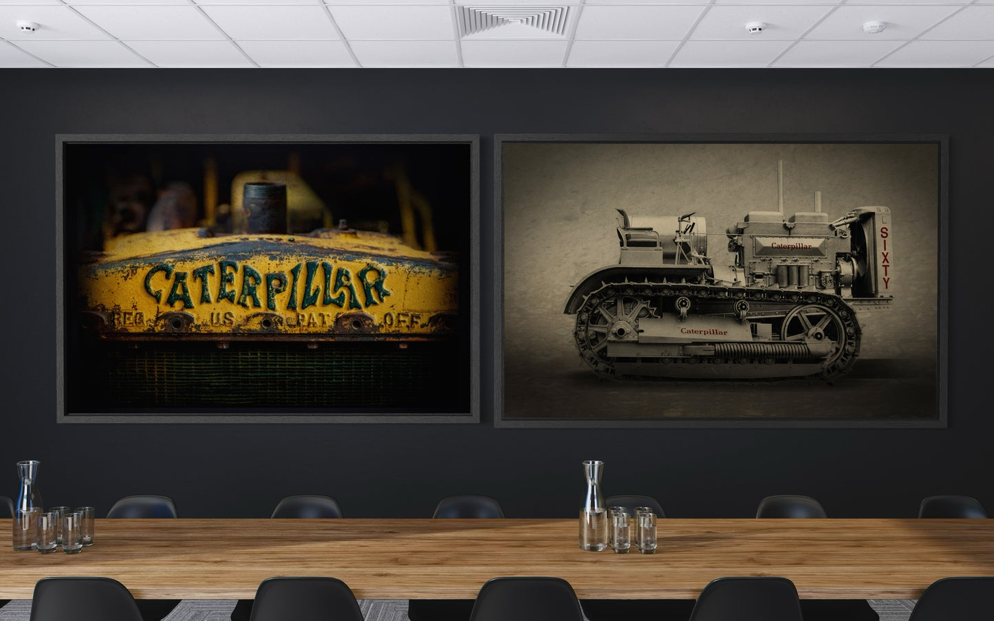Vintage  Crawler Grill | Framed Wall Art on Stretched Canvas