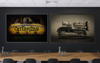 Vintage  Crawler Grill | Framed Wall Art on Stretched Canvas