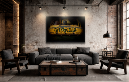 Vintage  Crawler Grill | Framed Wall Art on Stretched Canvas