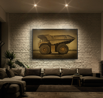 Big Wheel 795 Hauler Photo Art on Framed Canvas