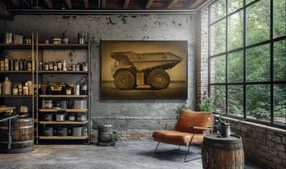 Big Wheel 795 Hauler Photo Art on Framed Canvas