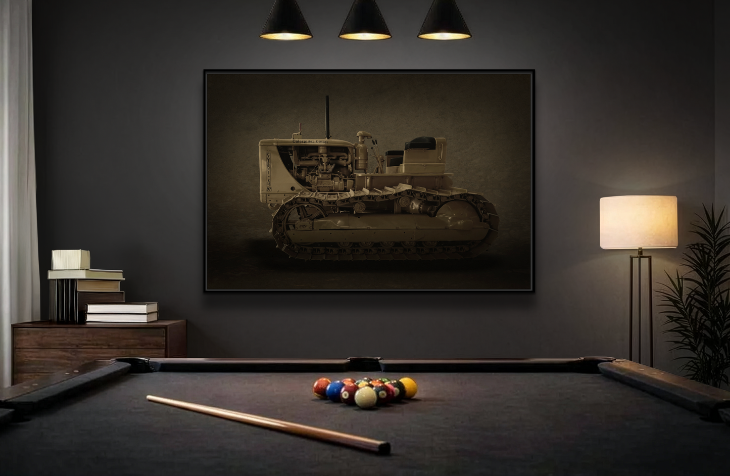 Classic D7 Crawler Photo Art on Framed Canvas