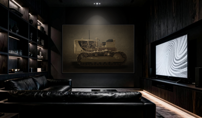 Classic D7 Crawler Photo Art on Framed Canvas