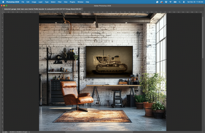 Classic D7 Crawler Photo Art on Framed Canvas