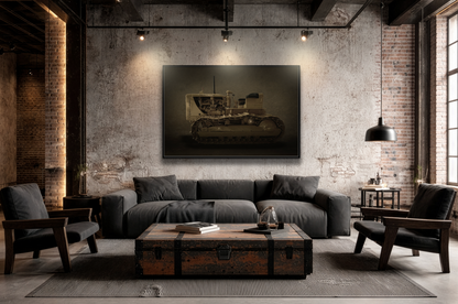 Classic D7 Crawler Photo Art on Framed Canvas