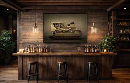 Classic D7 Crawler Photo Art on Framed Canvas