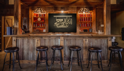 Vintage D7 Crawler Cutaway | Framed Wall Art on Matte Canvas