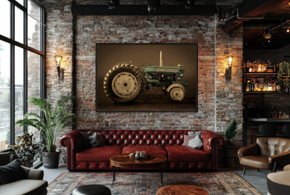 Classic Ford 7000 Tractor Photo Wall Art | Framed Stretched Canvas
